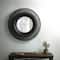 Glitzhome® 35" Vintage Industrial Metal Round Wall Mirror